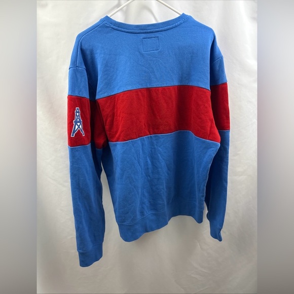 Houston Oilers ‘47 Brand Pullover Sweatshirt Blue Red Men’s 2XL XXL EUC - Picture 6 of 8